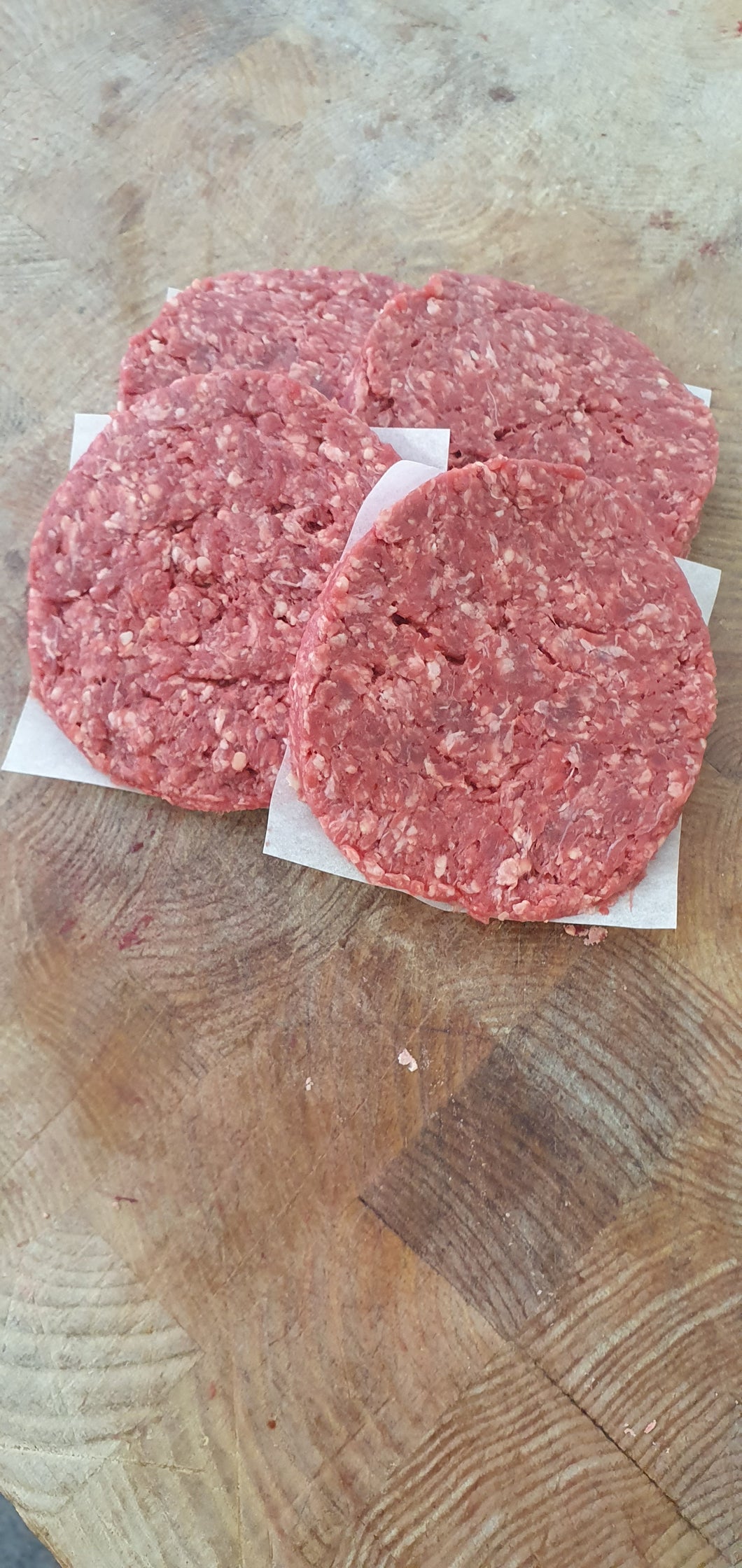 6x Medium Dexter Steak Burgers 4oz -113g